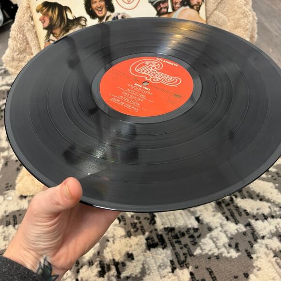 Chicago Hot Streets Vinyl 1978 LP Preowned Record - Picture 5 of 5